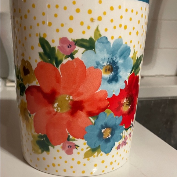 The Pioneer Woman Floral Kitchen Set - Red, Teal, Cream